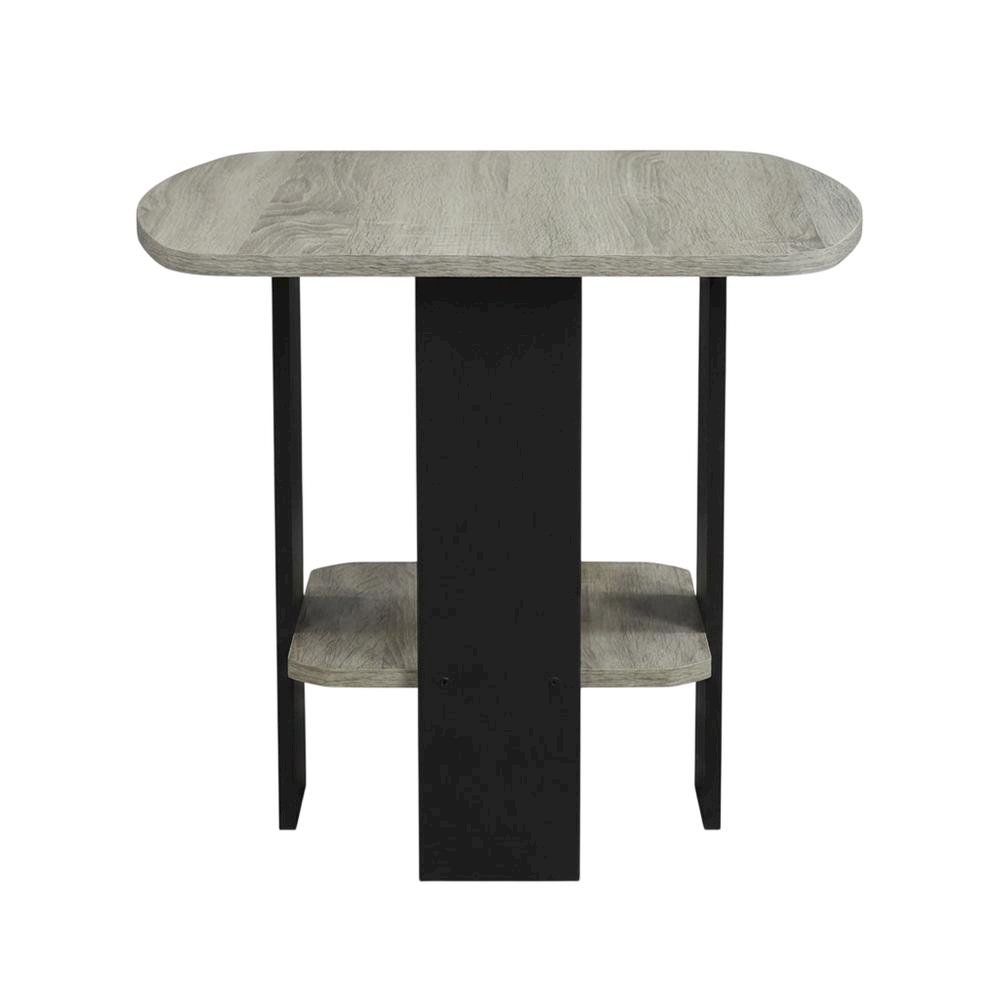 French Oak Grey, End Side Table, Quality Build, Durable Wood Frame. Picture 4
