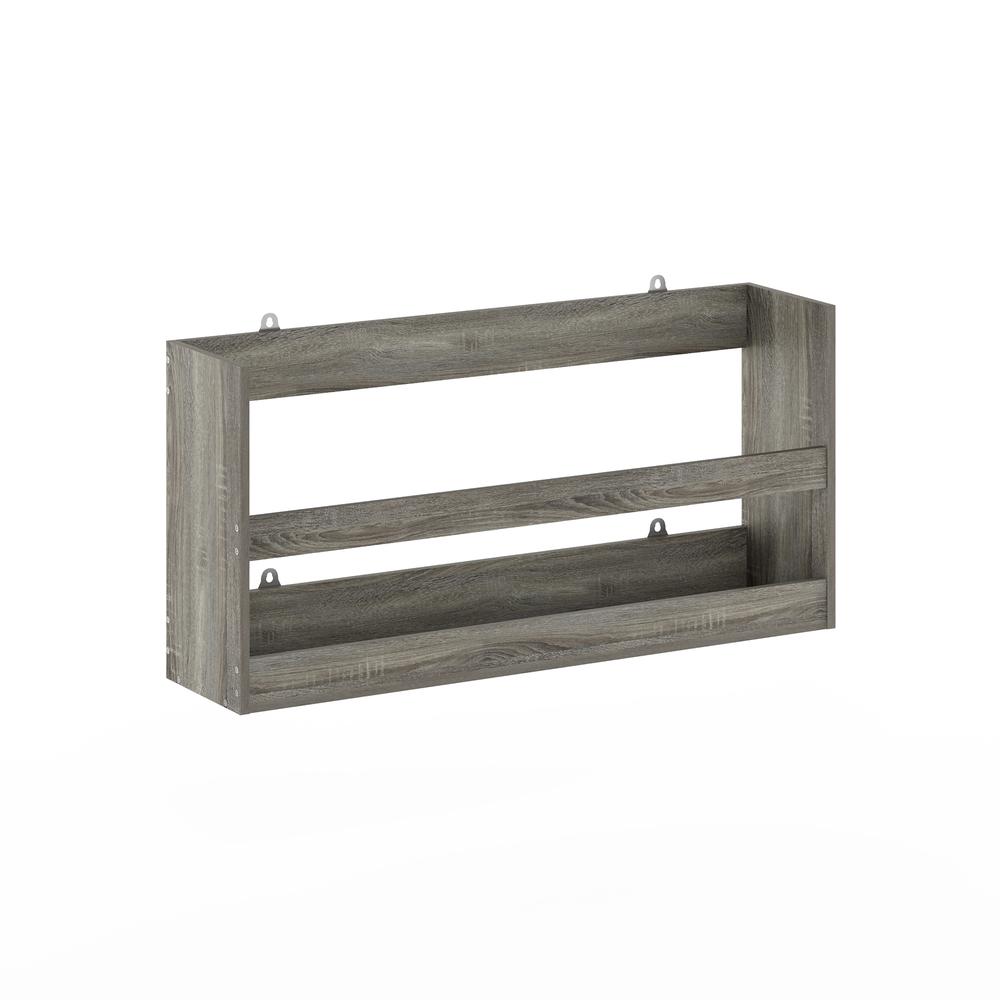 Furinno Hermite Multipurpose Wall Mounting Storage Shelf, French Oak. Picture 1