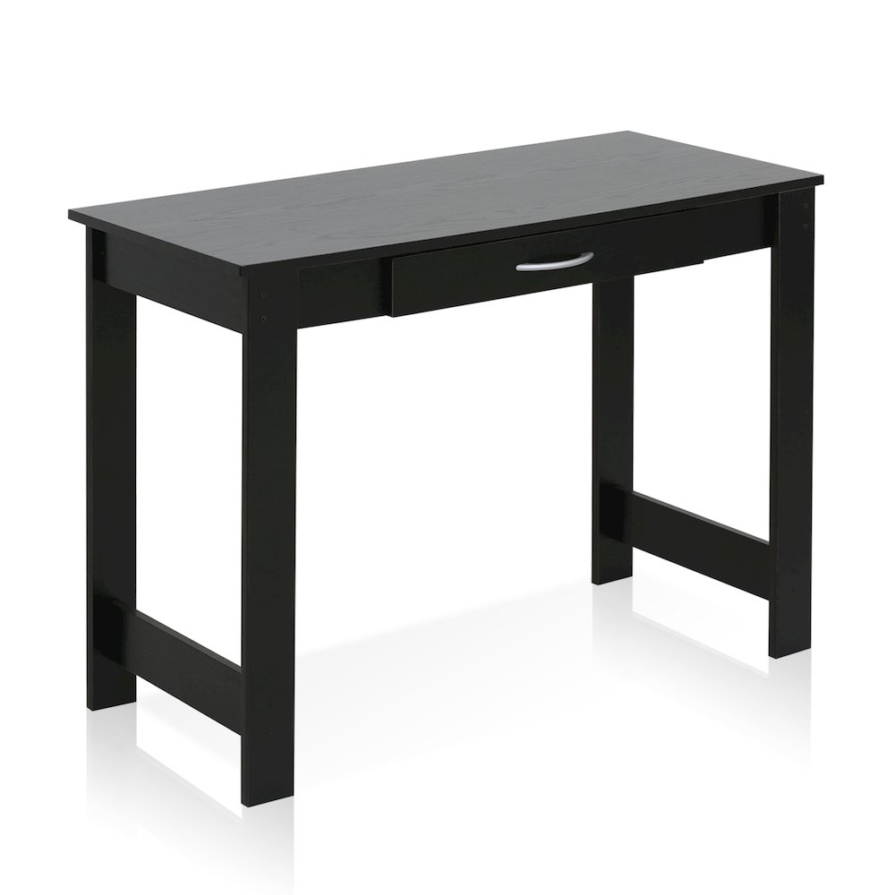 JAYA 40-In Entryway Table, Drawer, Narrow Console, Black. Picture 1
