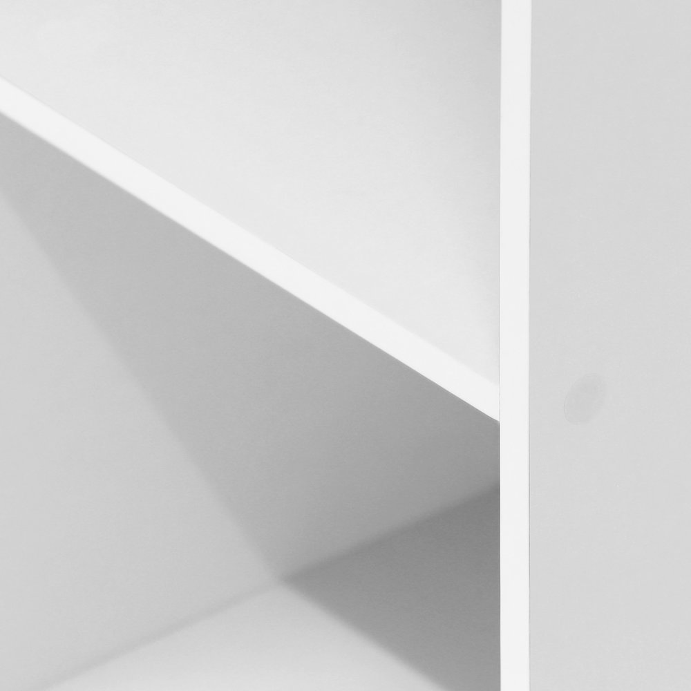 LUDER 3-Cube Kids Book Shelf, Toy Storage, 9.3x12x31.5, White. Picture 7