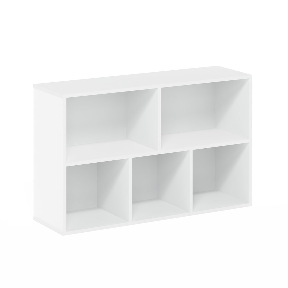 LUDER 5-Cube Kids Book Shelf, Toy Storage, 9.4x19.5x31.5, White. Picture 5