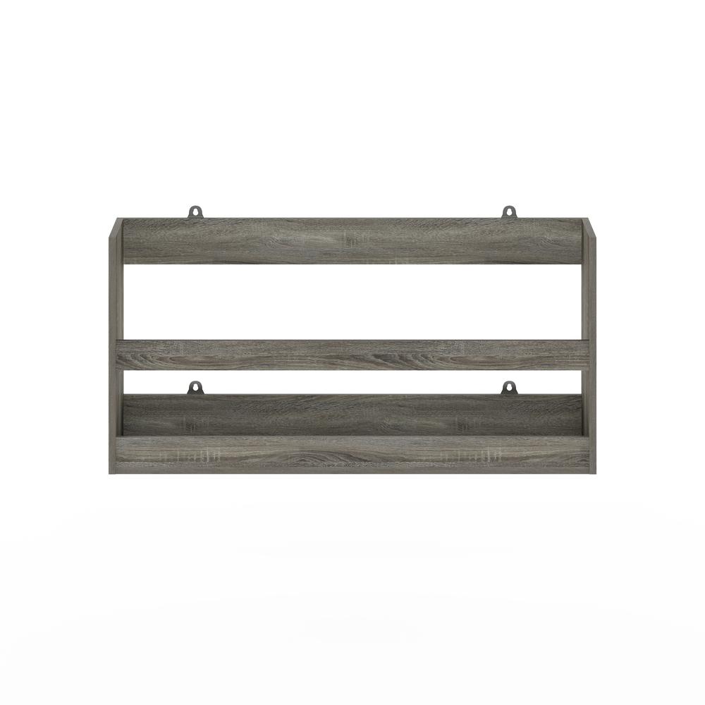 Furinno Hermite Multipurpose Wall Mounting Storage Shelf, French Oak. Picture 3