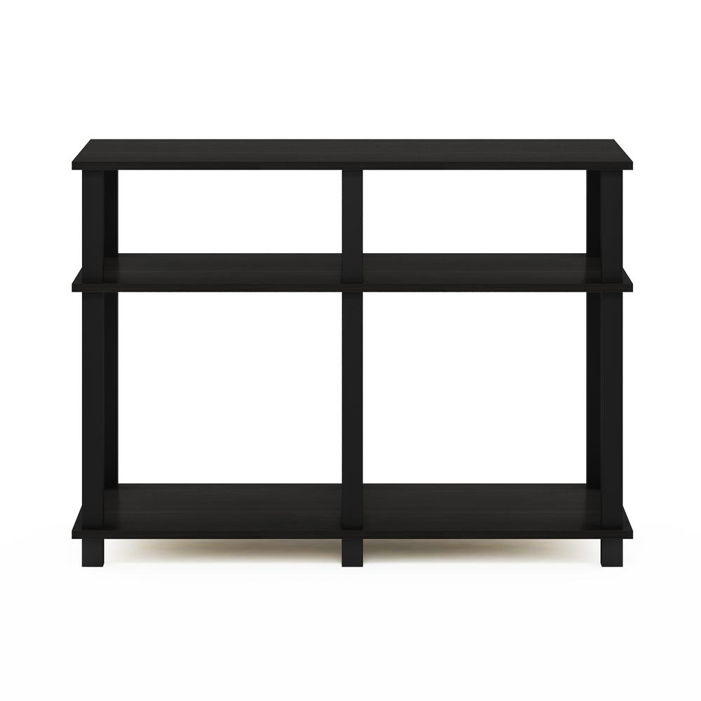 Furinno Romain Turn-N-Tube TV Stand for TV up to 40 Inch, Espresso/Black. Picture 3