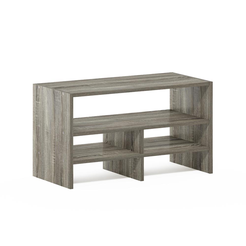 Furinno Hermite Desk Top Organizing Shelf Bookcase, French Oak. Picture 1