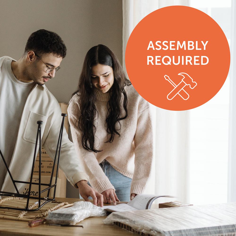 Step One Platform Bed, Gray Oak. Picture 2