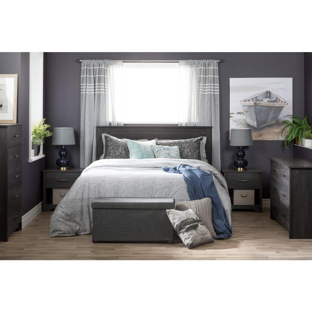 Fusion 6-Drawer Double Dresser, Gray Oak. Picture 2