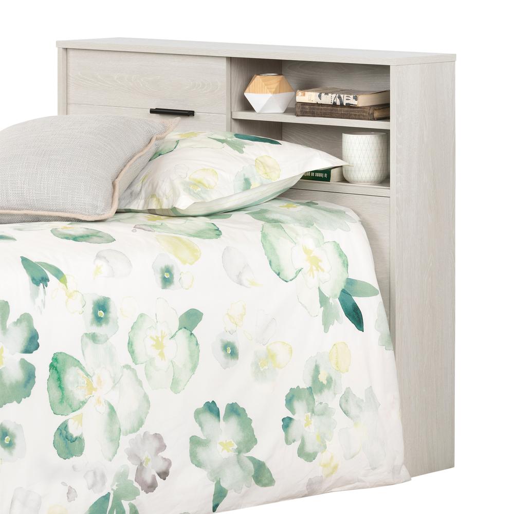 Fynn Headboard with Storage, Winter Oak. Picture 2