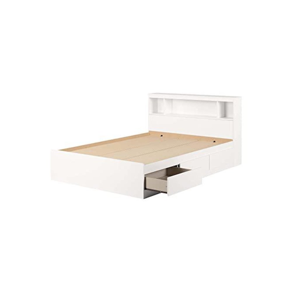 Fusion Bed and Headboard Set, Pure White. Picture 1