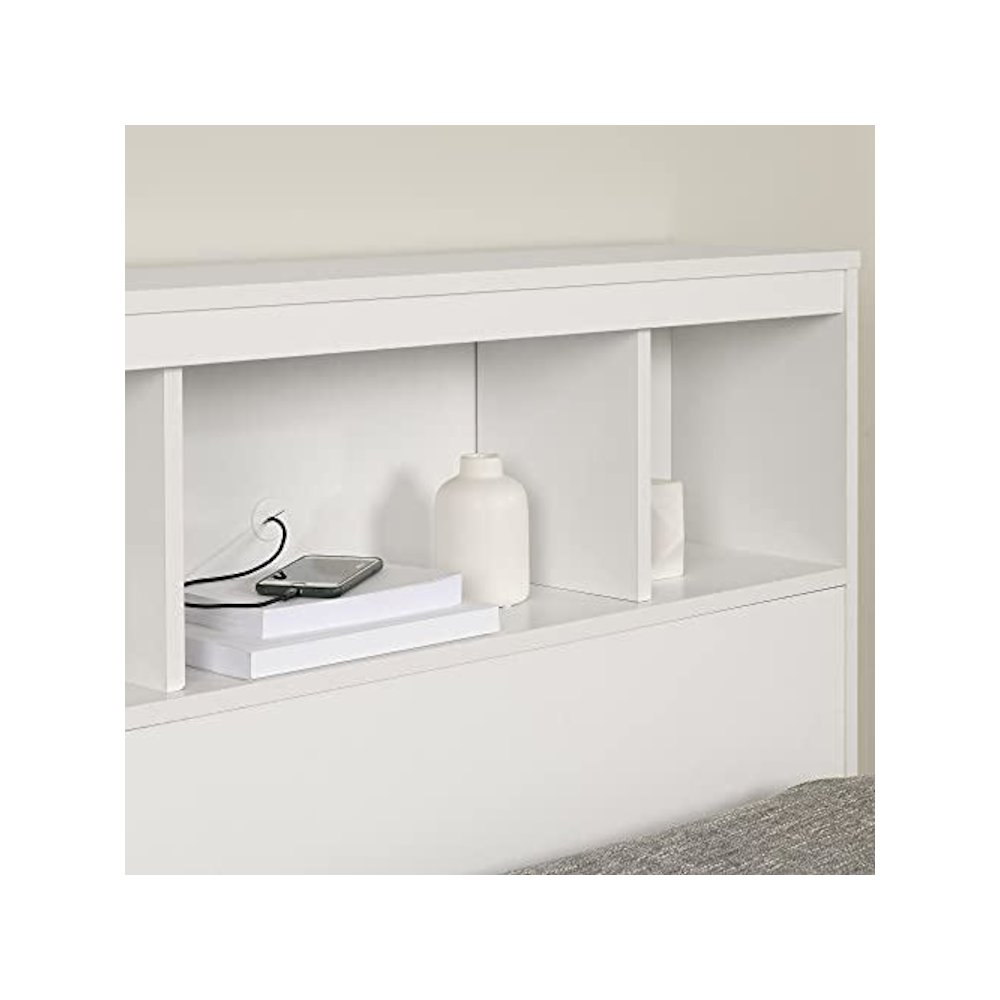 Fusion Bed and Headboard Set, Pure White. Picture 5