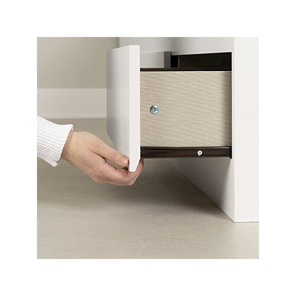 Fusion Bed and Headboard Set, Pure White. Picture 3