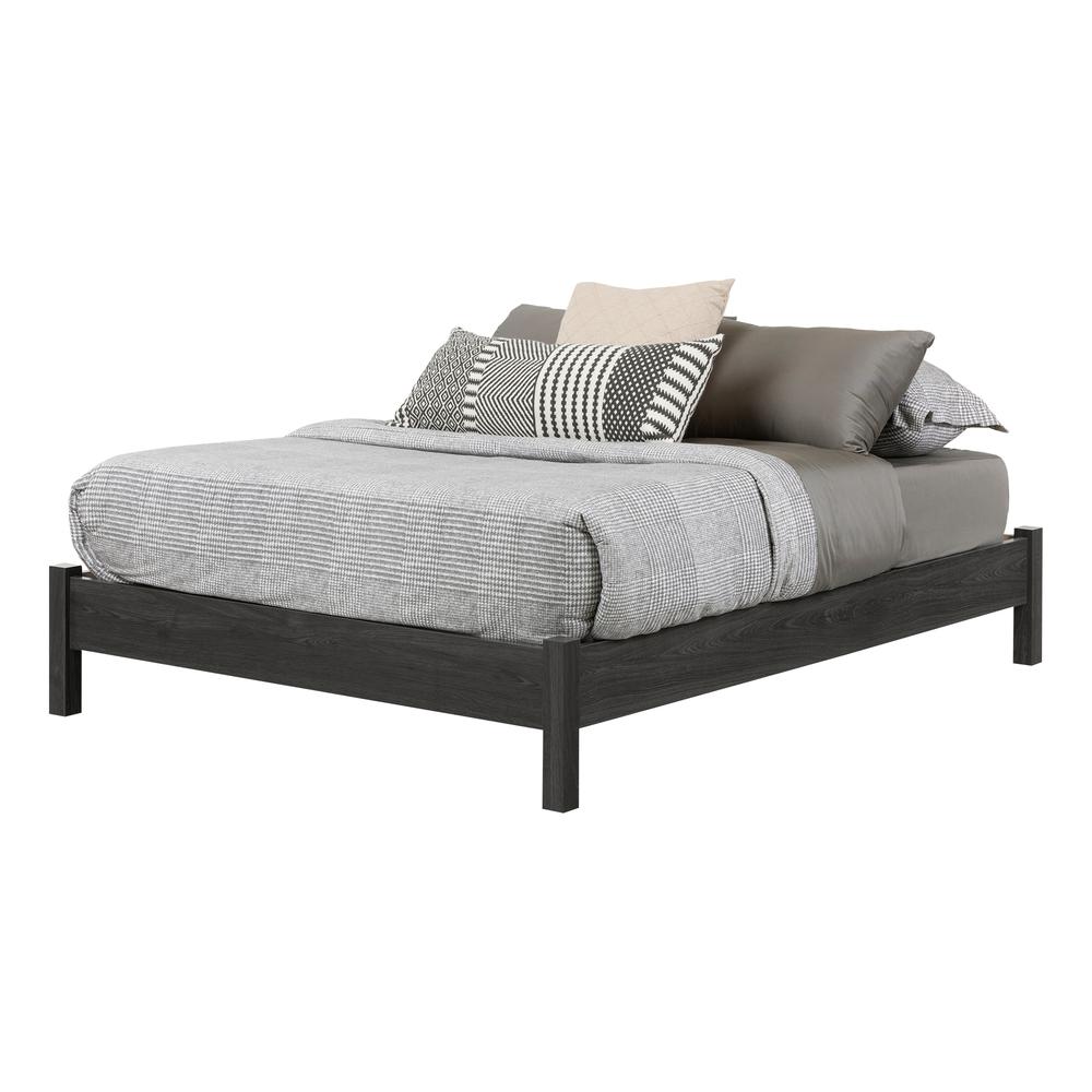 Step One Essential Platform Bed, Gray Oak. Picture 2