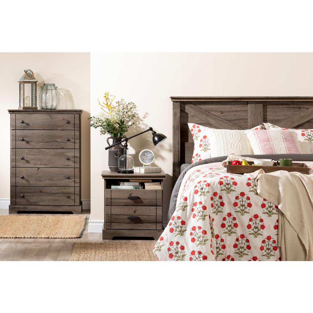 Avilla 5-Drawer Chest, Fall Oak. Picture 2