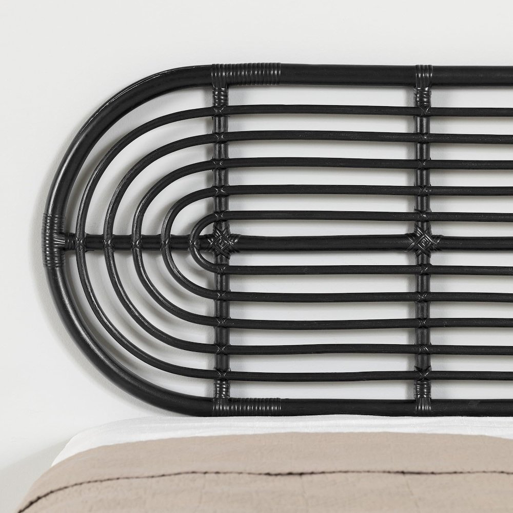 Hoya Wall-Mounted Headboard Retro, Black. Picture 6