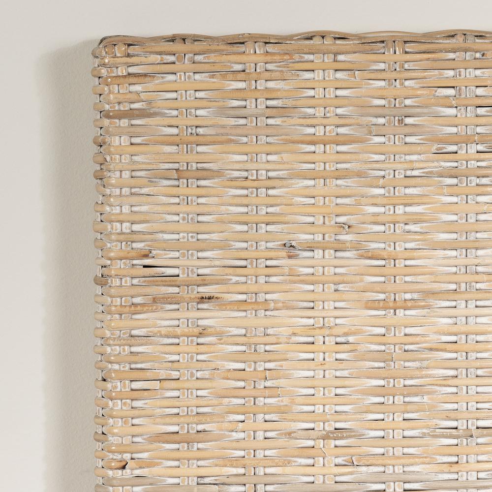 Lilak Rattan Headboard, White Washed Rattan. Picture 3