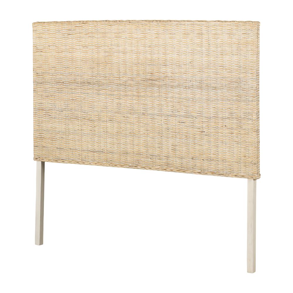 Lilak Rattan Headboard, White Washed Rattan. Picture 1