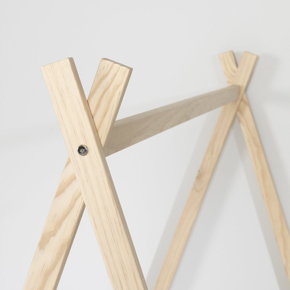 Sweedi Bed, Natural Wood. Picture 3