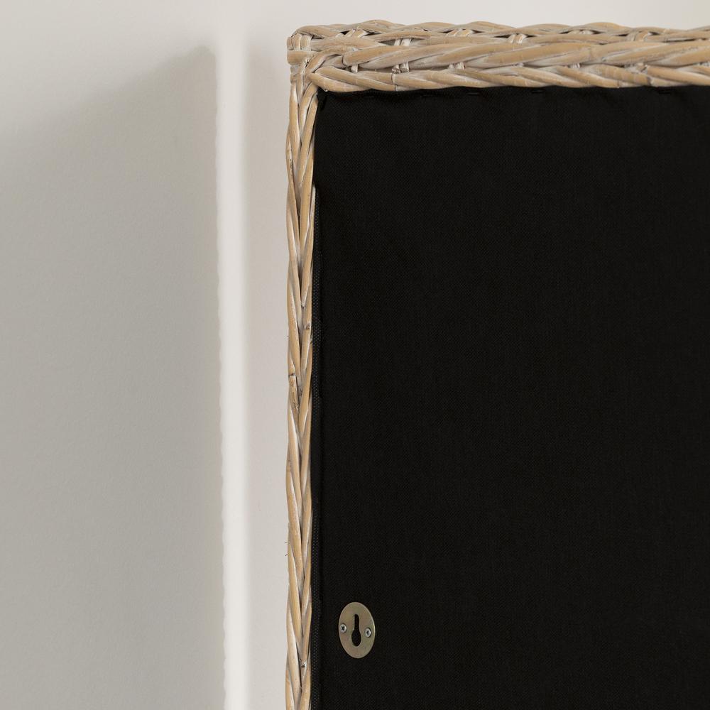 Lilak Rattan Headboard, White Washed Rattan. Picture 4