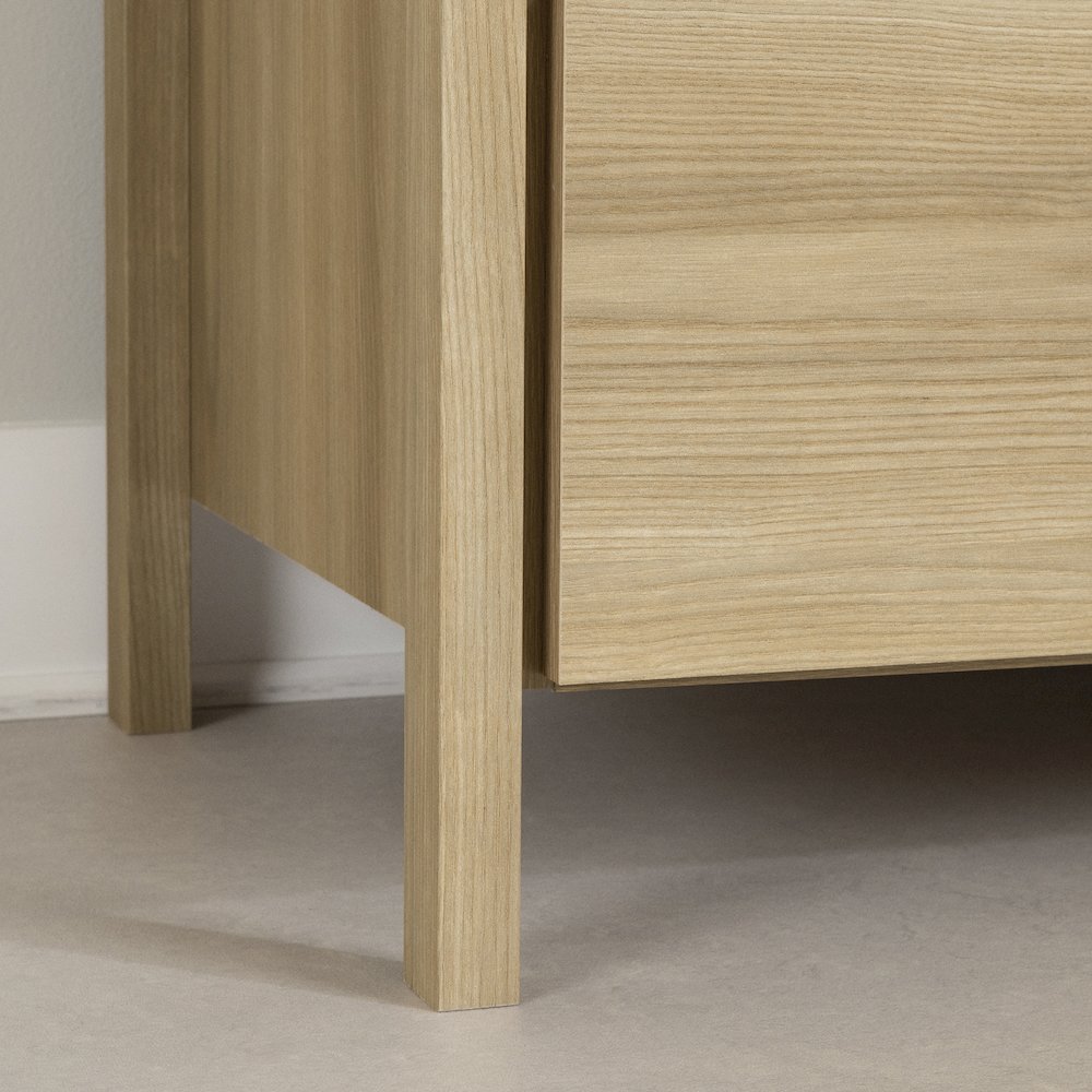 Gravity 5-Drawer Chest, Natural Ash. Picture 4