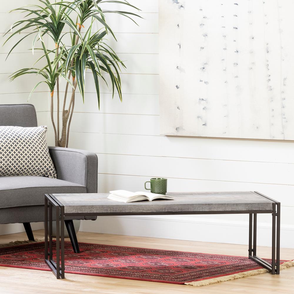 Gimetri Coffee Table, Driftwood Gray. Picture 1