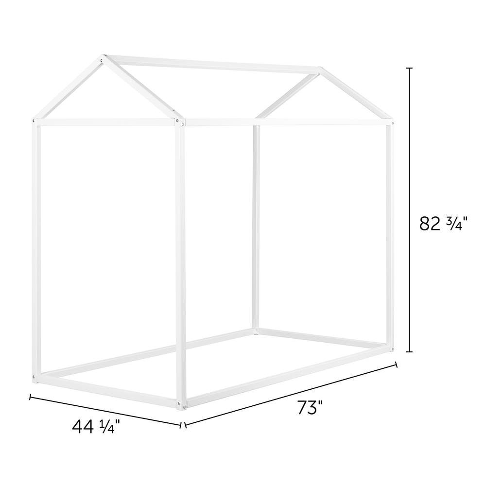 Sweedi House Bed, White. Picture 2