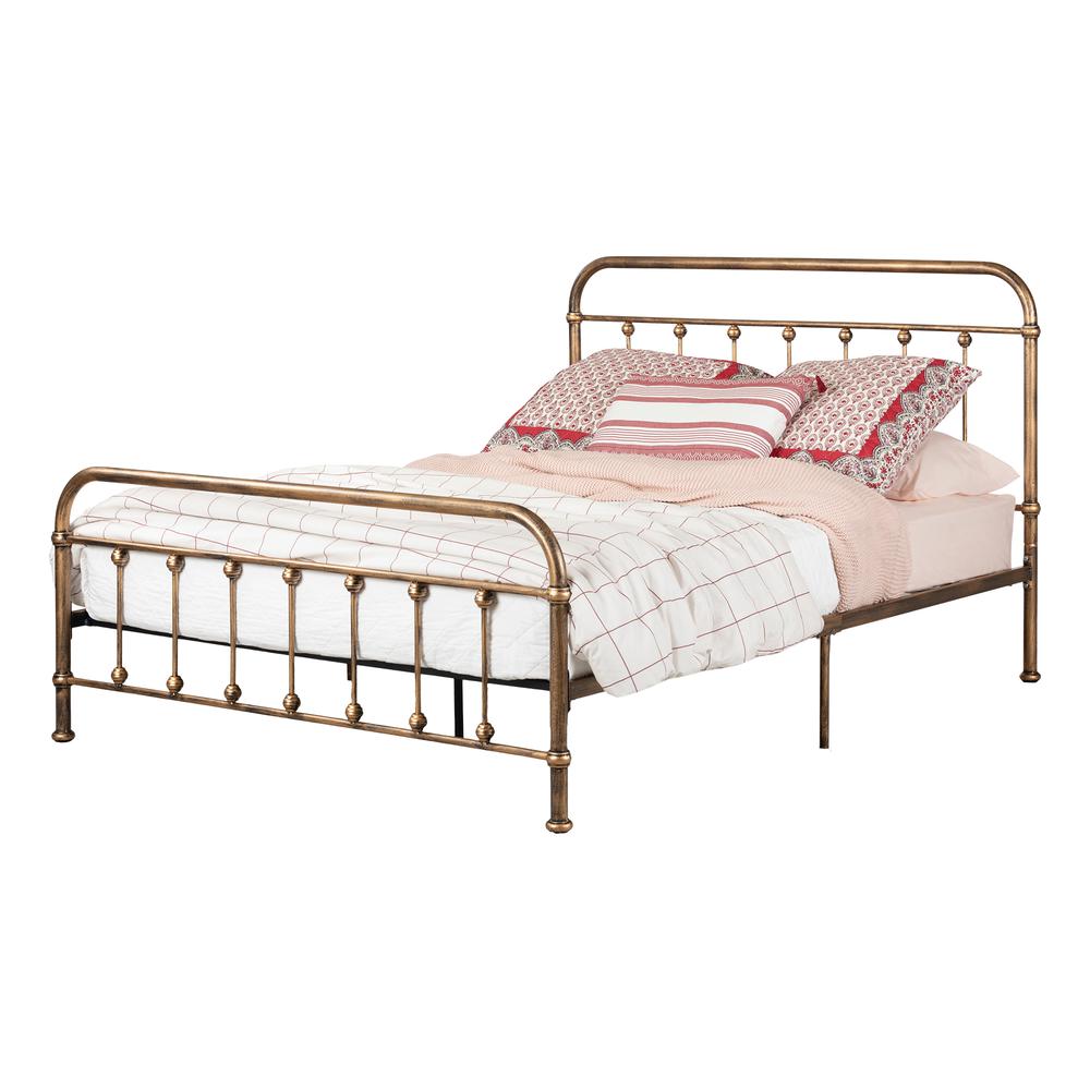 Prairie Metal Platform Bed, Bronze. Picture 2