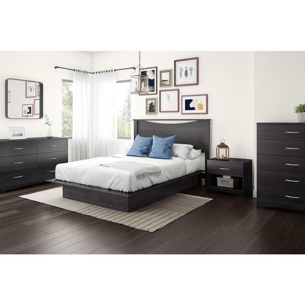 South Shore Step One 6-Drawer Double Dresser, Gray Oak. Picture 4