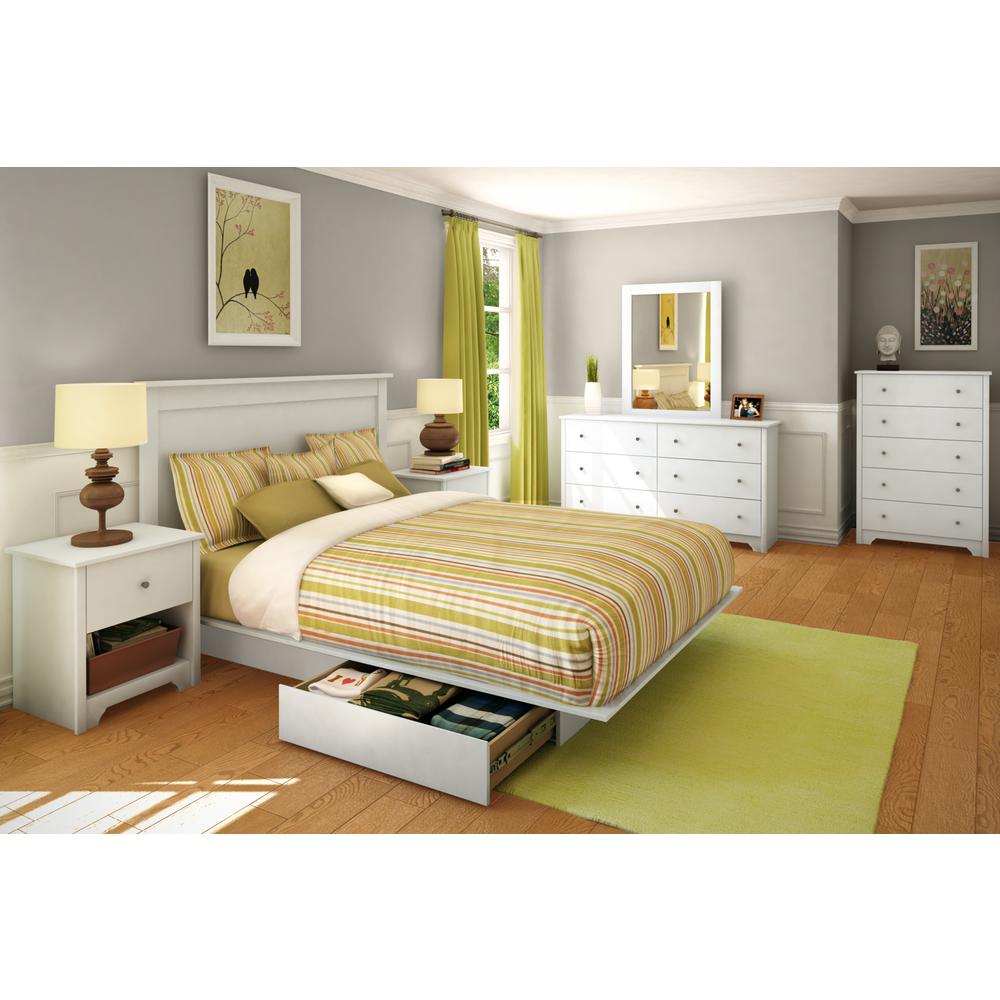 South Shore Vito 6-Drawer Double Dresser, Pure White. Picture 4