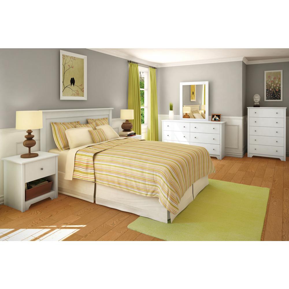 South Shore Vito 6-Drawer Double Dresser, Pure White. Picture 5