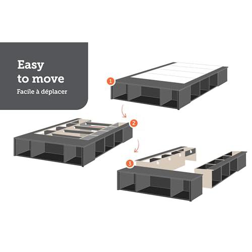 Vito Storage Bed, Pure Black. Picture 6