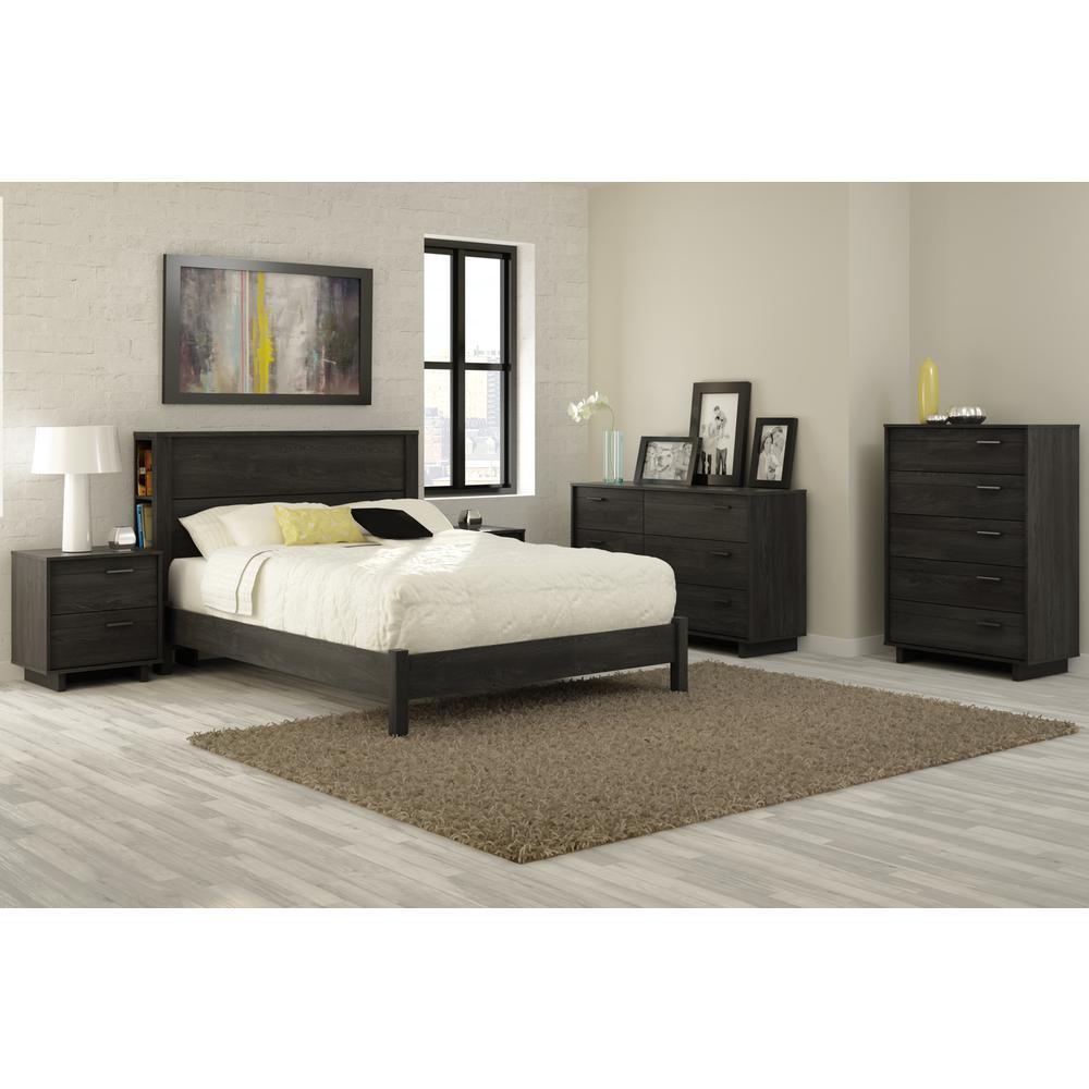 South Shore Fynn 6-Drawer Double Dresser, Gray Oak. Picture 2