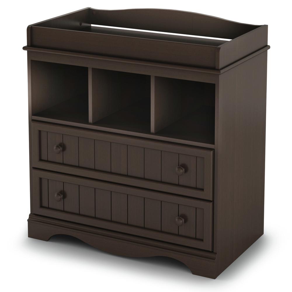 South Shore Savannah Changing Table, Espresso. Picture 1