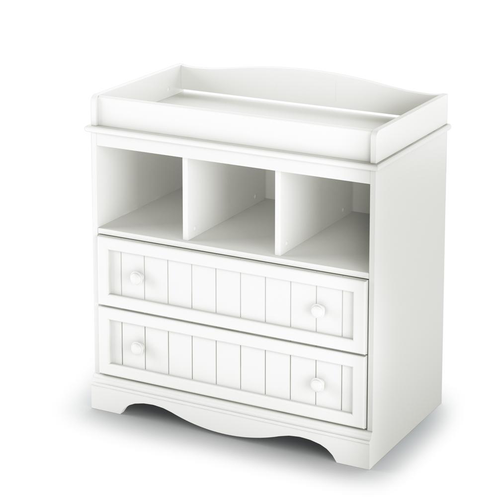 South Shore Savannah Changing Table, Pure White. Picture 1