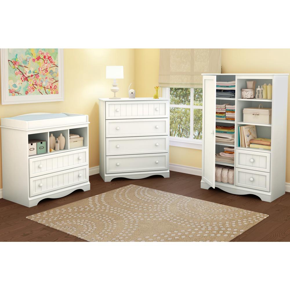 South Shore Savannah Changing Table, Pure White. Picture 2