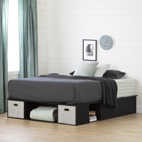 Vito Storage Bed, Pure Black. Picture 2