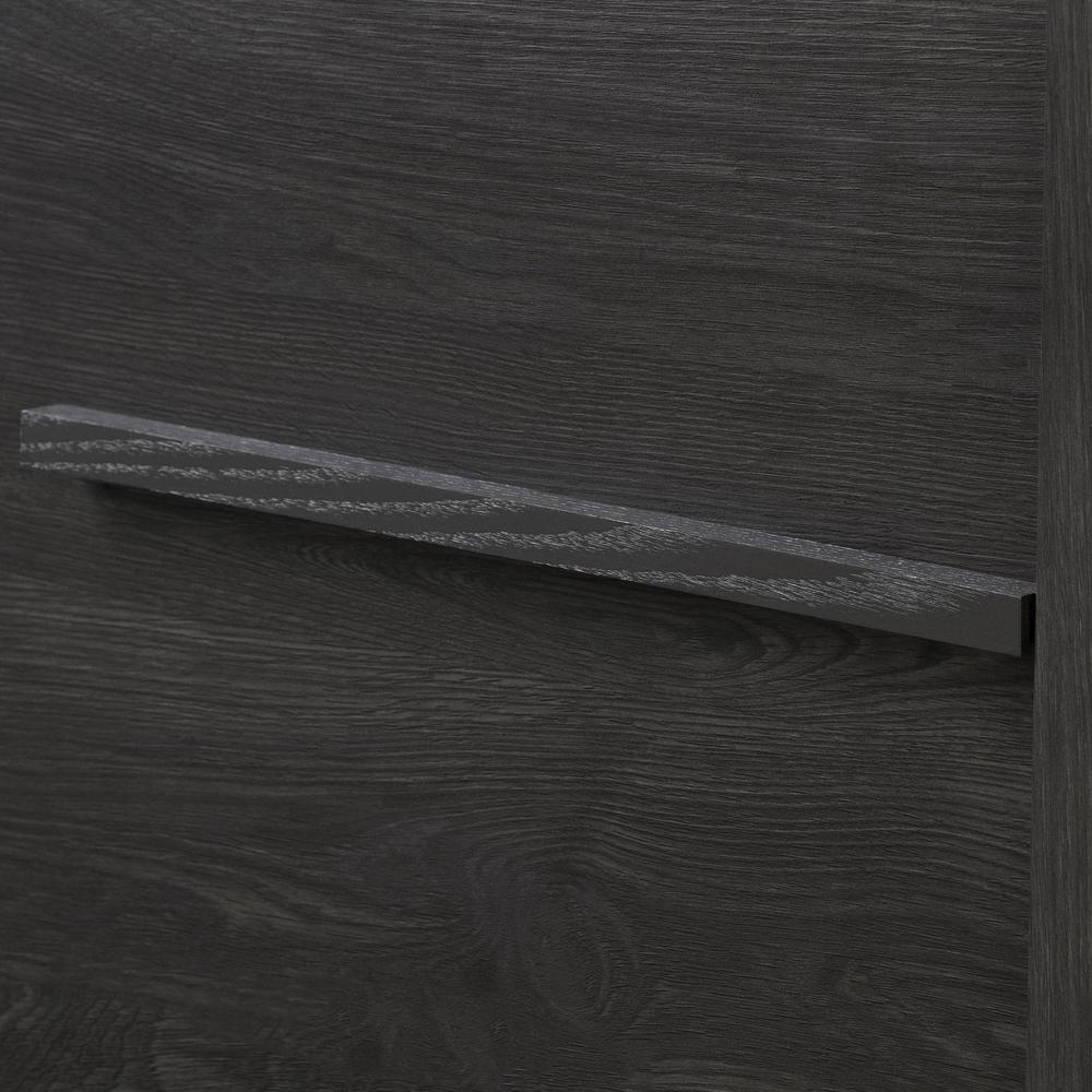 South Shore Tao 2-Drawer Nightstand, Gray Oak. Picture 6