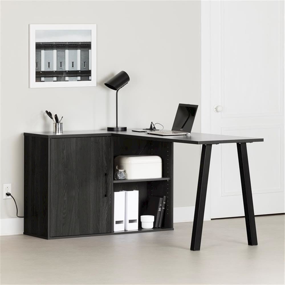 Zolten Desk  Gray Oak. Picture 2