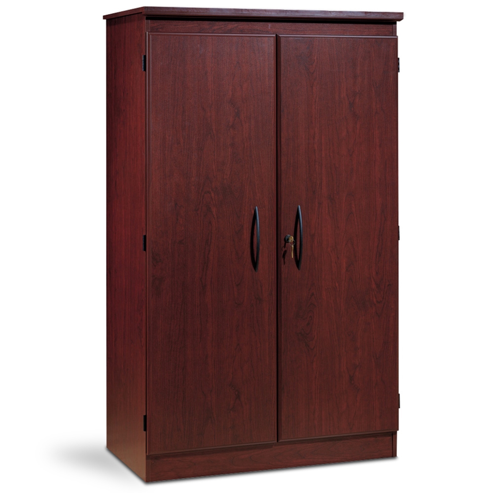 Morgan 2-Door Storage Cabinet, Royal Cherry. Picture 1