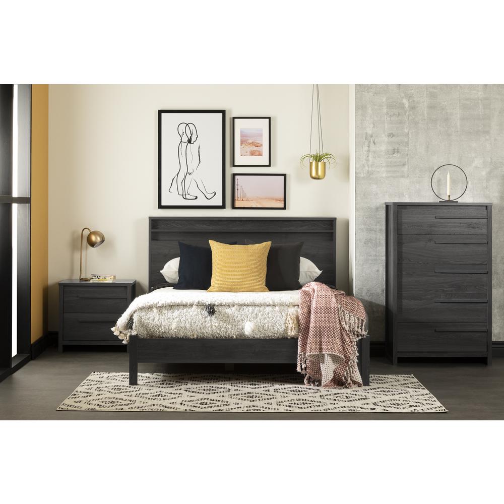 South Shore Tao 5-Drawer Chest, Gray Oak. Picture 8
