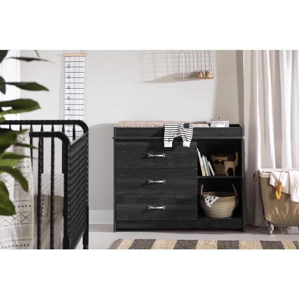 Tassio Changing Table, Gray Oak. Picture 2