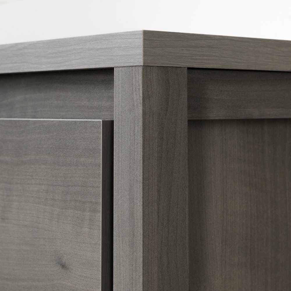 South Shore Gravity 6-Drawer Double Dresser, Gray Maple. Picture 5