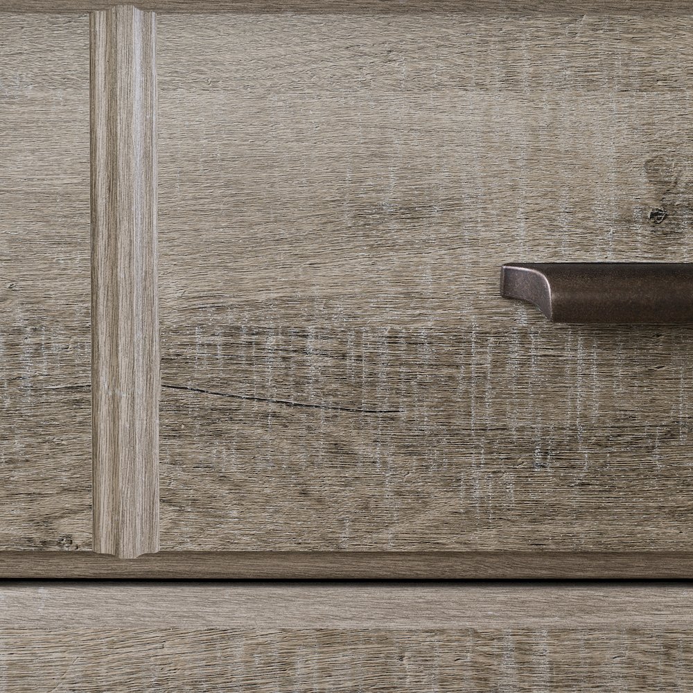 Versa 8-Drawer Double Dresser, Weathered Oak. Picture 3