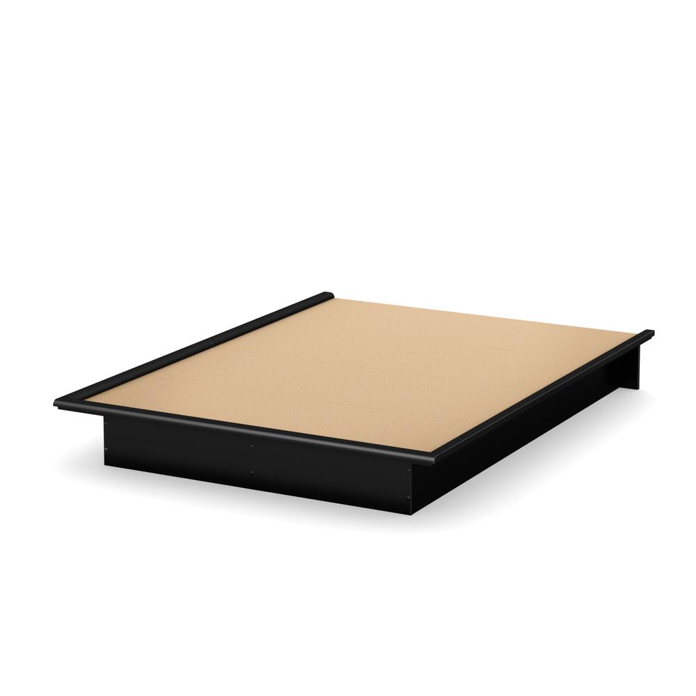 Step One Platform Bed, Pure Black. Picture 1