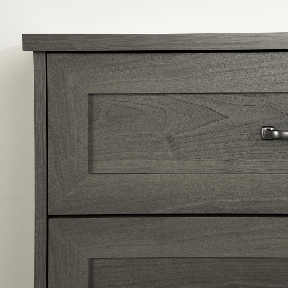 Prairie 2-Drawer Nightstand, Gray Maple. Picture 5