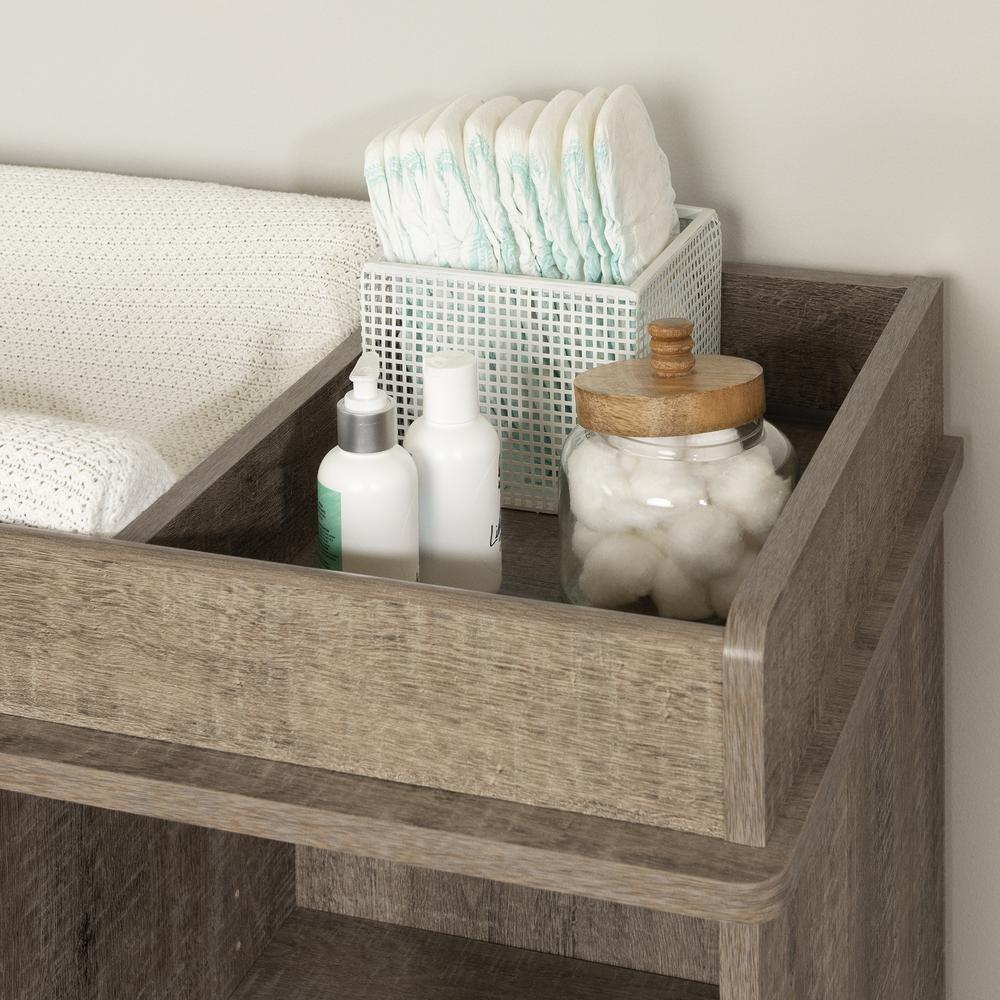 Tassio Changing Table, Weathered Oak. Picture 4