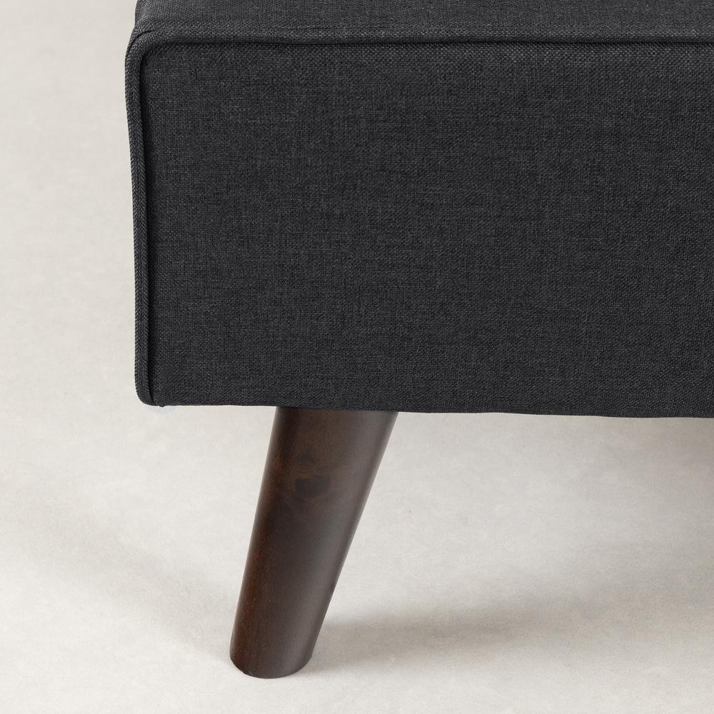 Milton Complete Bed, Matte Charcoal. Picture 4