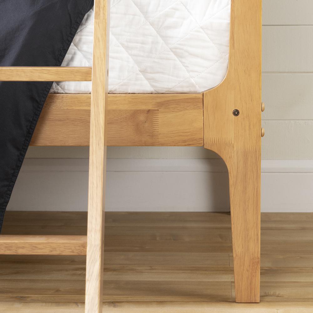 Bebble Modern Bunk Beds, Natural and Gray. Picture 3