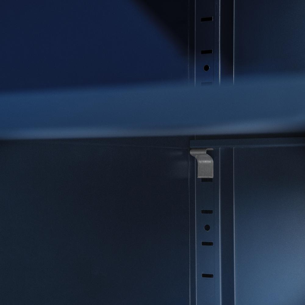 Kodali Metal 1-Door Nightstand, Dark Blue. Picture 5