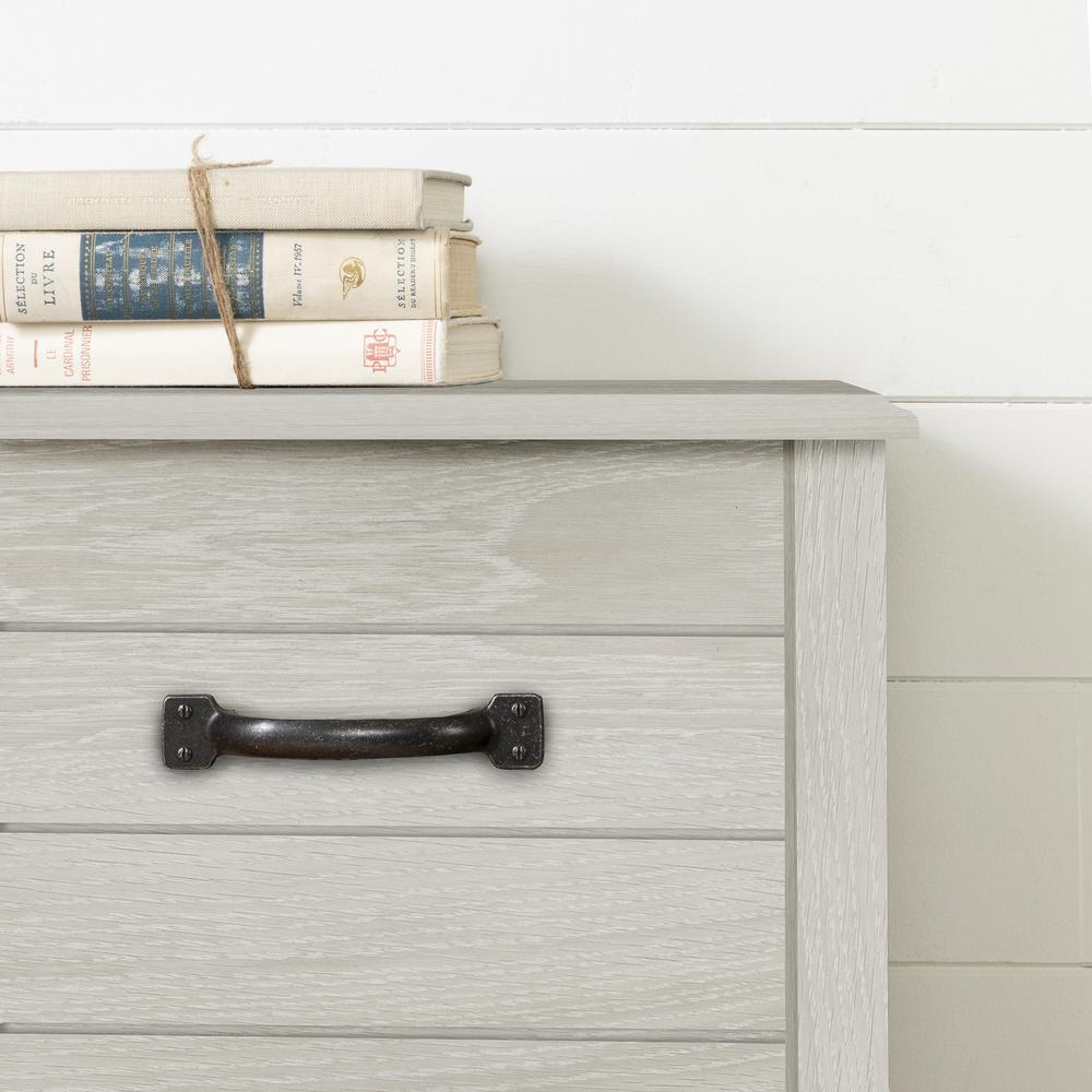 Ulysses Bookcase Headboard, Winter-Oak. Picture 4
