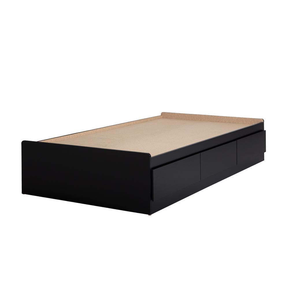 Gramercy Bed, Pure Black. Picture 1