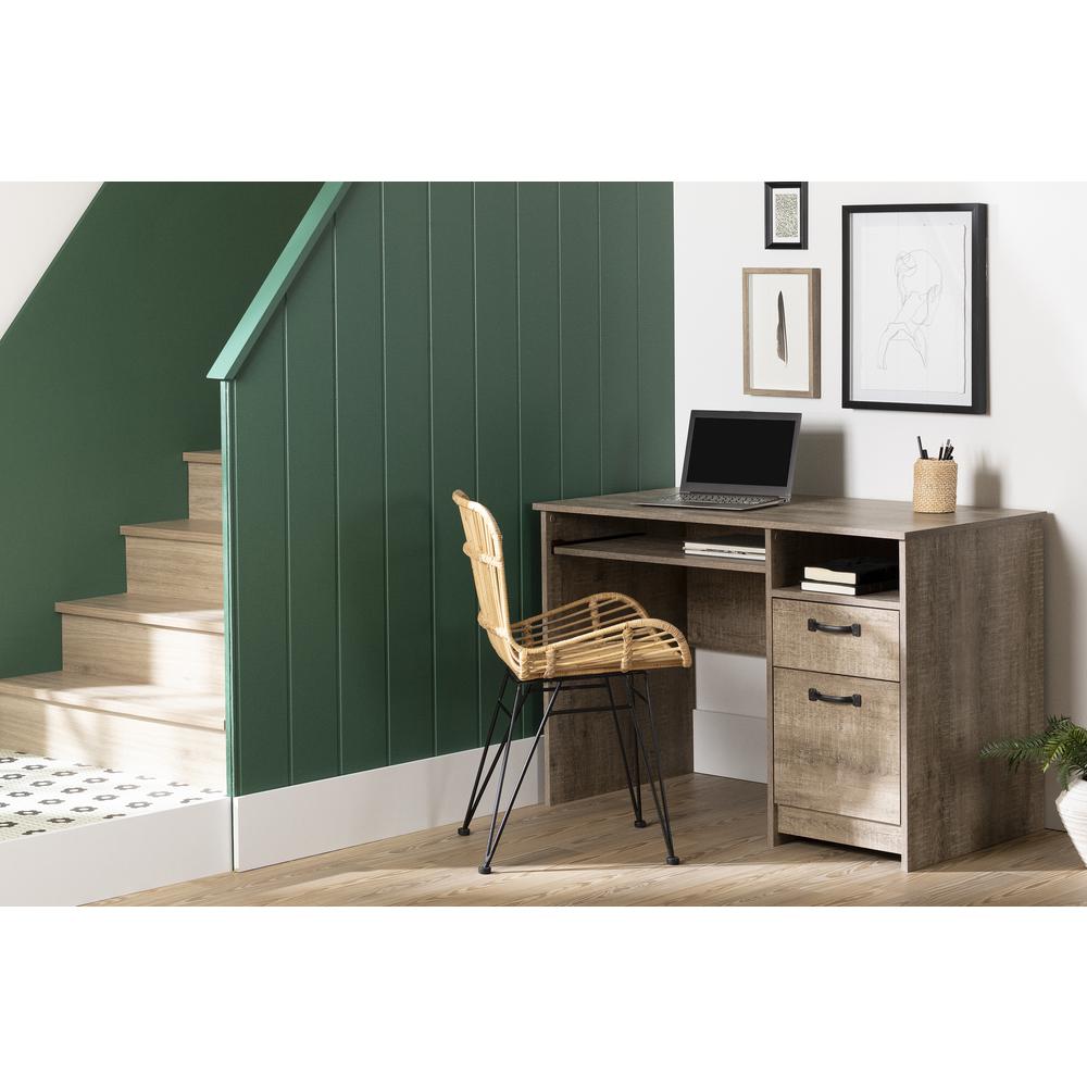 Tassio Desk in Weathered Oak. Picture 2